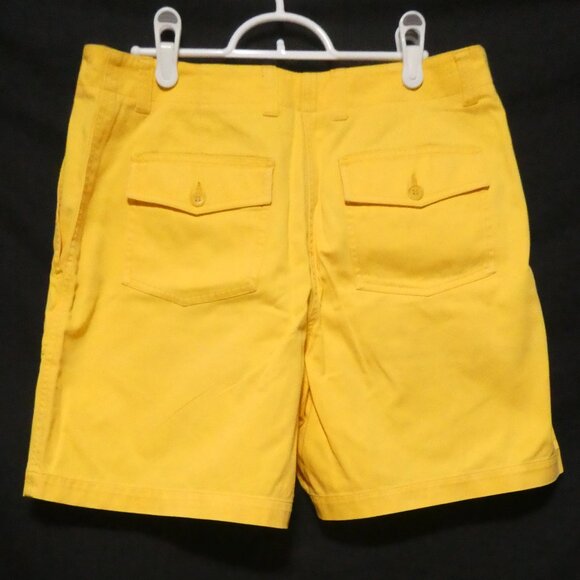JONES NEW YORK SPORT | size 10 | Yellow Casual Shorts | 100% Cotton - Picture 2 of 16